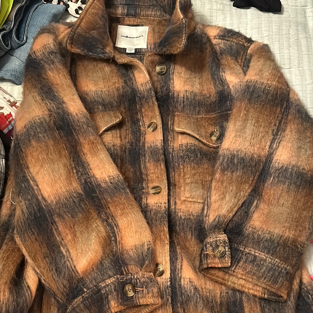 Madewell Plaid Wool Jacket